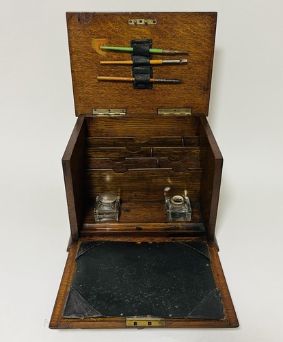 Antique oak stationery - antique, cabinet