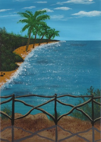 Original seascape tropical - seascape,