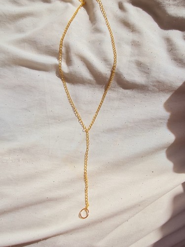 Jewellery gold neclace - gold, y