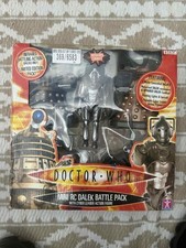 BBC Dr Who Mini RC Daley Battle Pack With Cyber Leader Action Figure Boxed