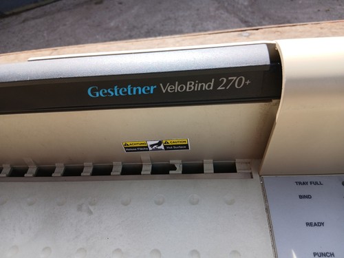 Gestetner 270 velobind system - 270+,