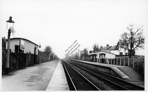 Heath halt lower level train - level,