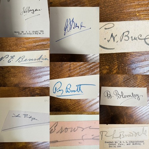 Cricket autograph surname - cricket,
