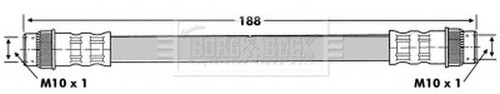 Brake hose rear - brake,