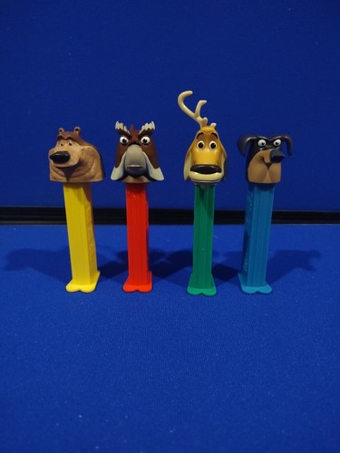 Pez candy dispensers open - candy,