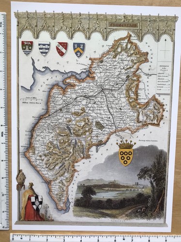 Old antique map - old,