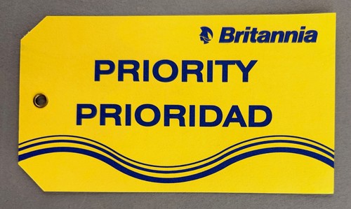 Britannia airways priority - britannia,