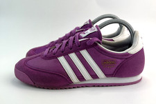 Adidas Dragon OG Womens Trainers Purple Lilac White Shoes Sneakers UK 5.5
