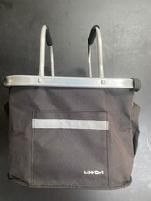 Collapsable adult bike basket front