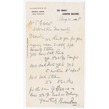 1925 Billhead Brown Brothers