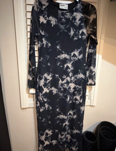 Primark black white tie - &,