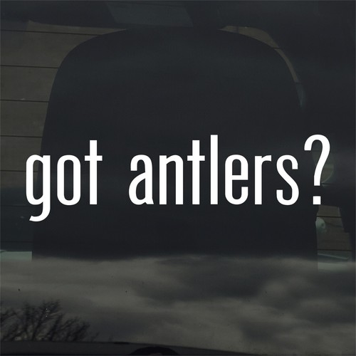 Got antlers custom vinyl - antlers?,