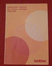  Instruction Manual For Brother Knitting Machine Colour Changer KRC-900