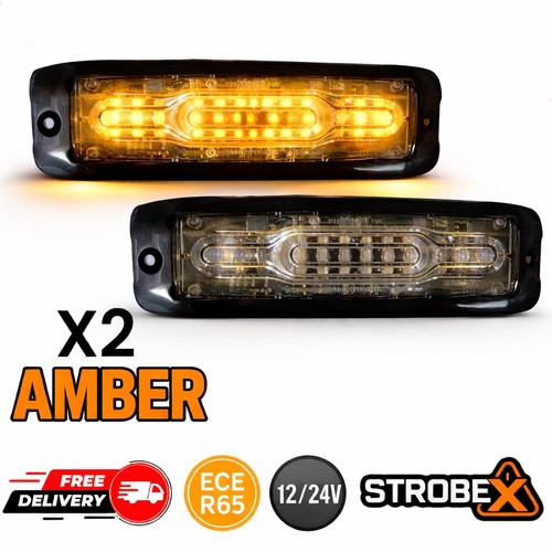 K12 amber led warning - 2x,