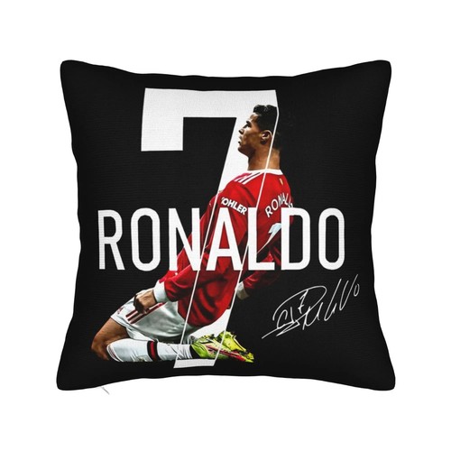 Football player cushion cover - football,
