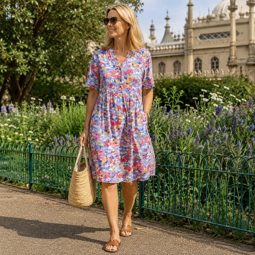 Joules ella dress blue - joules,