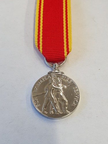 Miniature medal fire and - -,