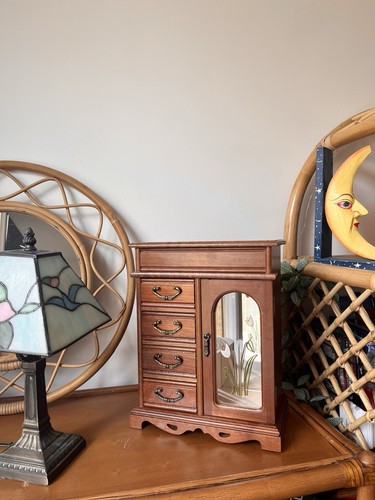 Vintage wooden wardrobe - vintage,
