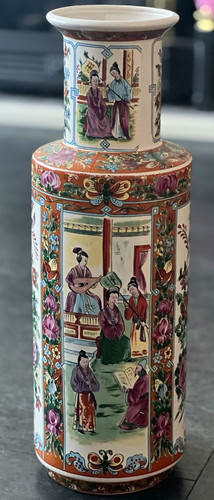 Unmarked chinese ceramic vase - chinese,
