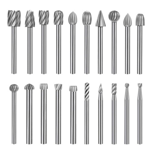Wood carving bits - set, for