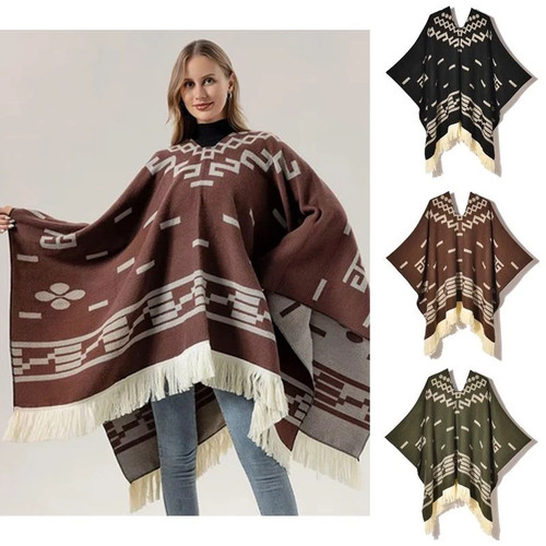 Men western cowboy - western, poncho