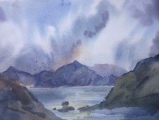 Scotland Landscape Watercolour