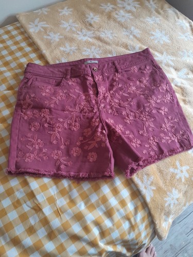 Womens dark pink embroidered - pink,