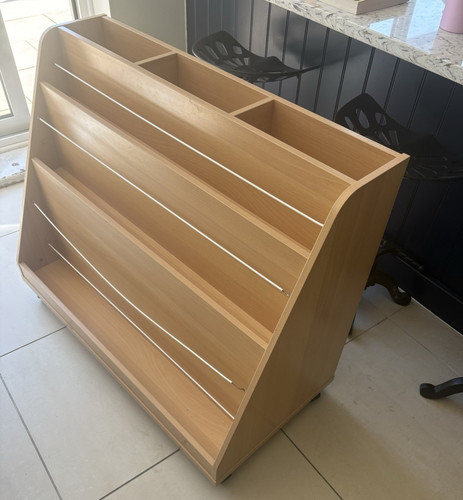 Solid school book - trolley, on