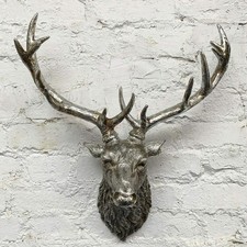 Vintage Aged Resin Reindeer