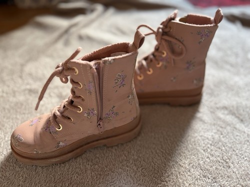 Girls pink ankle boots - h&m,