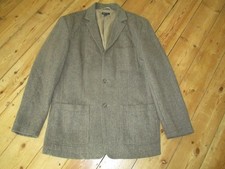 H&M brown tweed herringbone