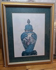 Antique Chinoiserie Ginger Jar Print By Manuscript Ltd England 59x48cm