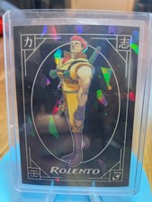 Cardsmiths Street Fighter Alpha Rolento #16 ONYX 1/1!!!! most rare mint!!!