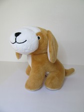 TESCO DOG PUPPY BROWN WHITE