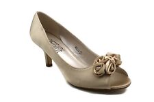 WOMENS SATIN WEDDING SHOES