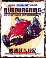 NURBURGRING metal wall sign