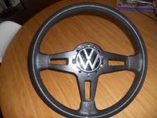 VW Golf MK1 GTi steering wheel without horn button Wolfsburg