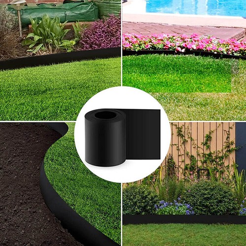 Black lawn edging - 5m,