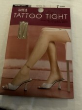 M&S Tattoo Tights XL Natural