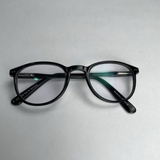 Specsavers Kids 84 Eyeglasses Glasses Frames Black Round Full Rim 46-20-130