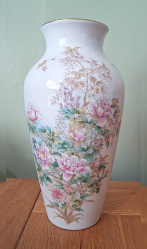 Shibata japan porcelain vase - shibata,