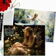 Fairy Wall Calendar JAN 2026 -