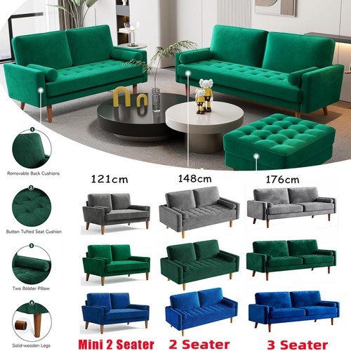 Seater teddy velvet sofa - teddy,