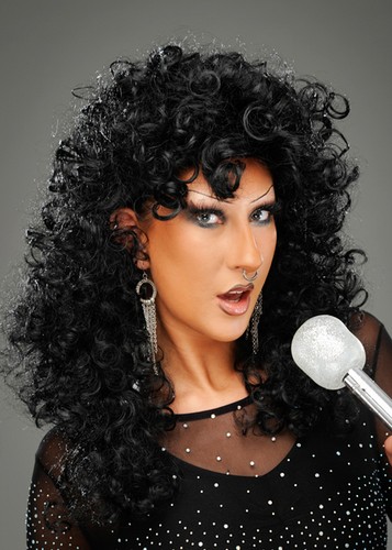 Womens cher style 80s long - style,