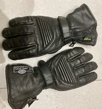 Hein Gericke All Season Leather Motorcycle Gloves Black Sheltex - XS woman 
