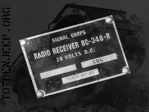 Plate label radio - plate,