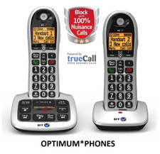 BT 4600 Twin Big Button Digital Cordless Telephones with Advanced Call Blocker
