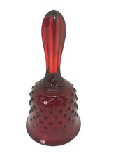 Vintage Fenton Red Hobnail