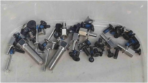 Original screw set - , hp