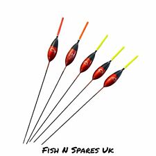 DINSMORES / YYS POLE FISHING FLOATS MIXED ASSORTMENT SET OF FIVE - NEW OLD STOCK